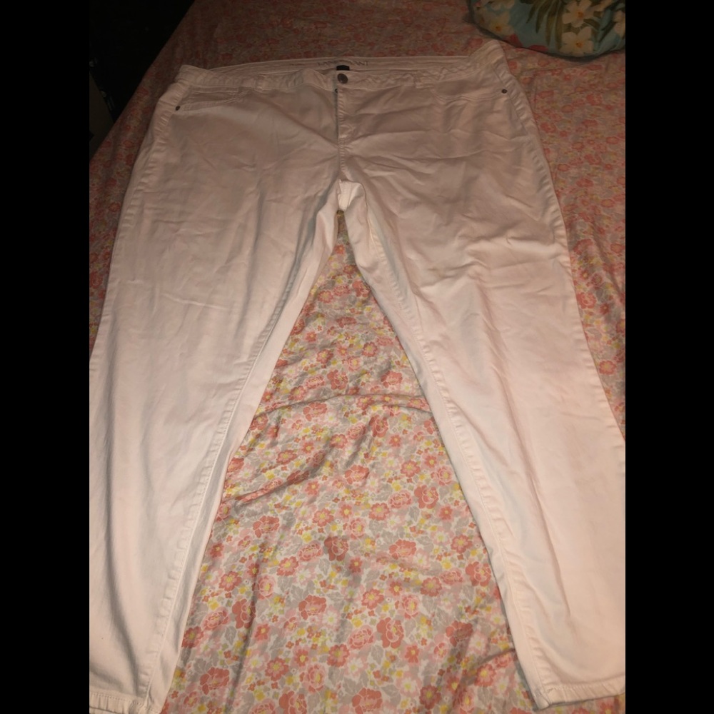 White jeans